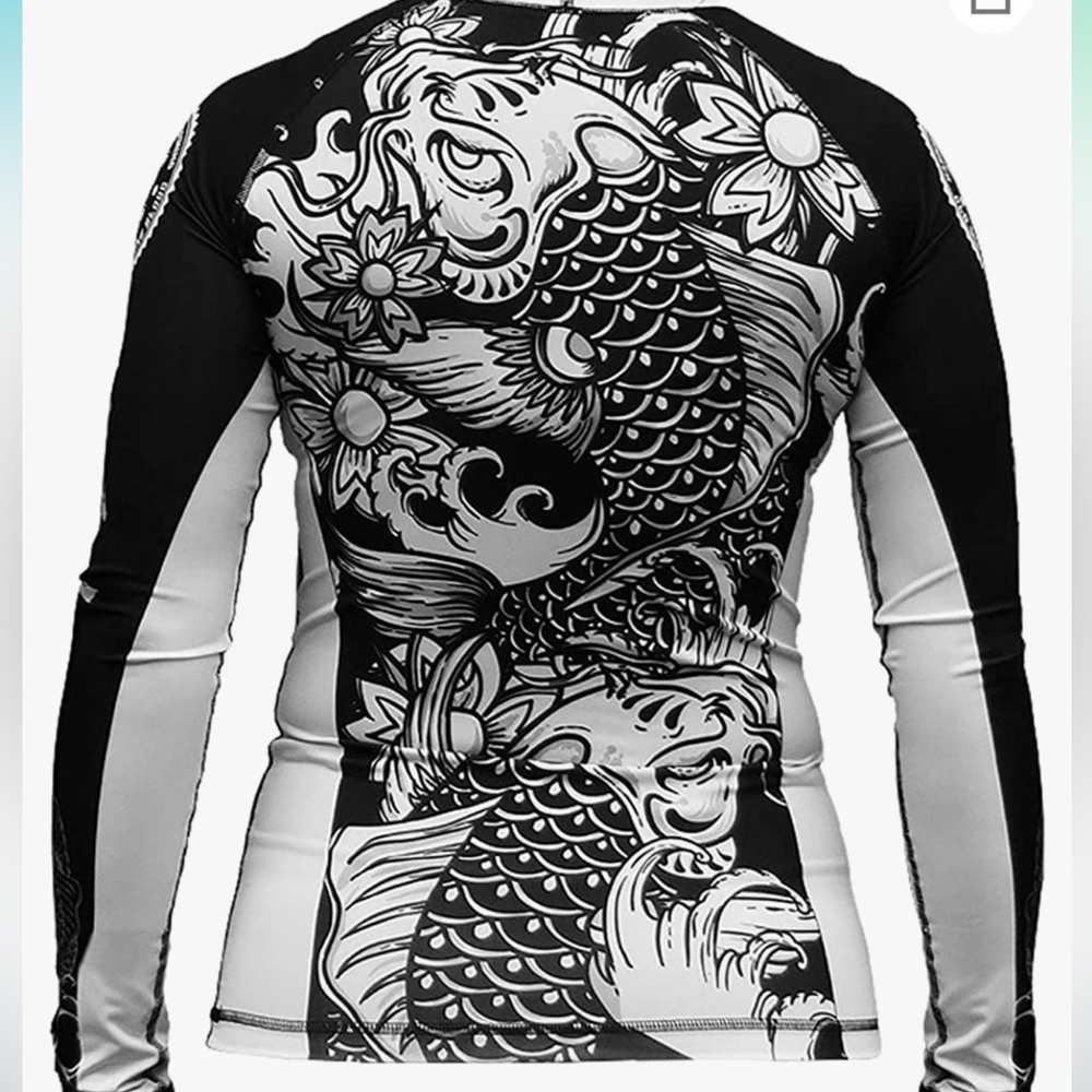 Hardcore Training Rash Guard - Long Sleeve Compression Base Layer - Picture 2 of 3